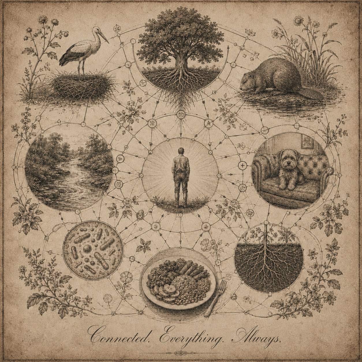 Connected illustration
