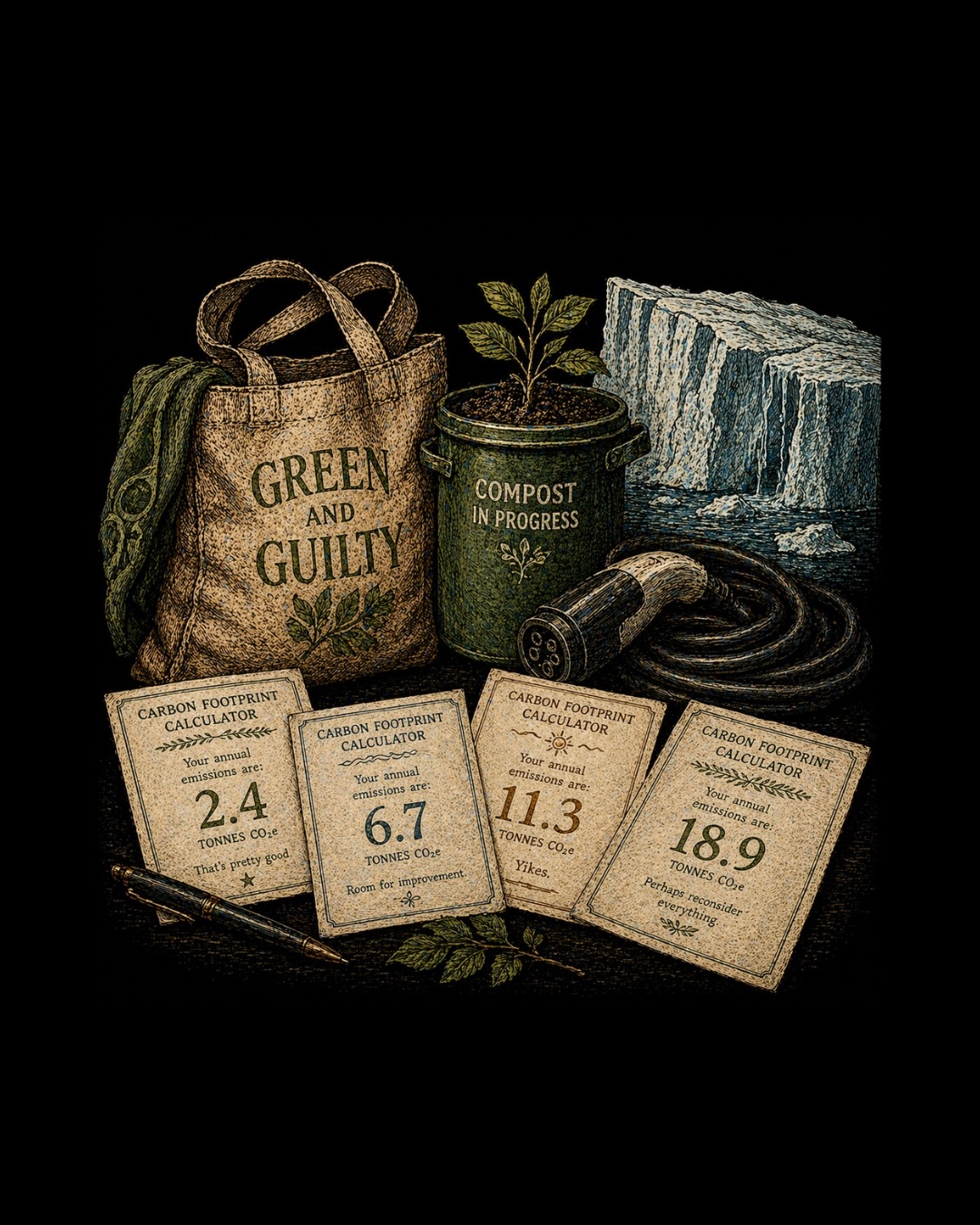 Green and Guilty illustration